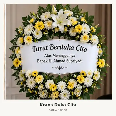 Krans Bunga Duka Ogan Komering Uluselatan